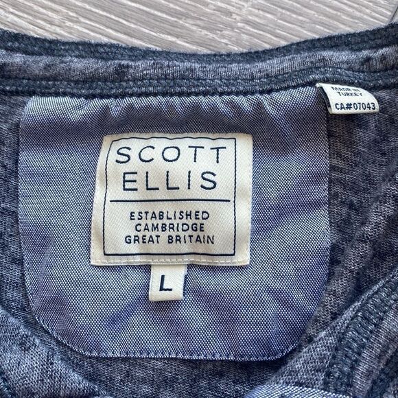 Henley Grey Long Sleeved Shirt - Picture 5 of 7